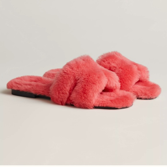 Hermes Shearling Oran Size 38 - Picture 2 of 5